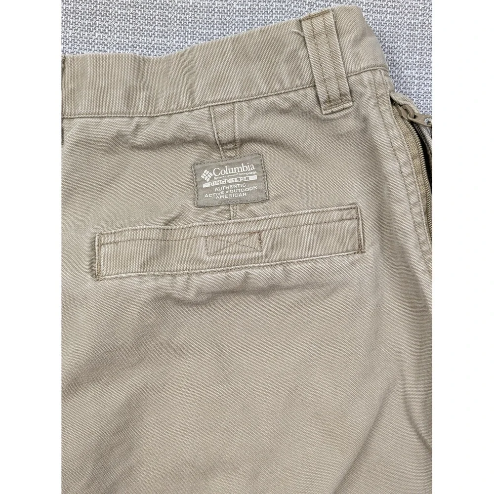 Columbia Cargo Pants Mens 34x32 (32x31) Canvas Outdoor Hiking Workwear